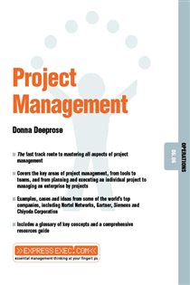 Book cover: Project Management, by Donna Deeprose (preview)