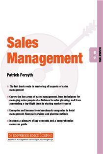 Book cover: Sales Management, by Patrick Forsyth (preview)