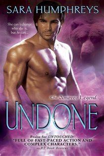 Book cover: Undone (Book 4 of The Amoveo Legend) by Sara Humphreys (preview)