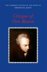 Book cover: Critique of Pure Reason, by Immanuel Kant (preview)