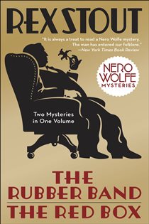 Book cover: The Rubber Band/The Red Box 2-in-1, by Rex Stout (preview)