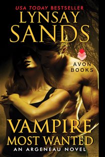 Book cover: Vampire Most Wanted (Book 20 of Argeneau Vampire) by Lynsay Sands (preview)