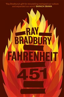 Book cover: Fahrenheit 451, by Ray Bradbury (preview)