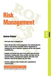 Book cover: Risk Management, by Andrew Holmes (preview)