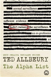 Book cover: The Alpha List, by Ted Allbeury (preview)