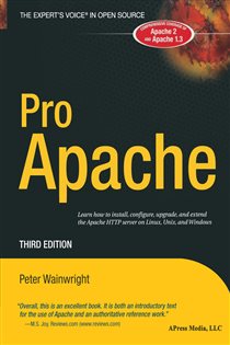 Book cover: Pro Apache, by Peter Wainwright (preview)