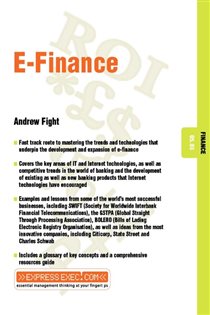 Book cover: E-Finance, by Andrew Fight (preview)