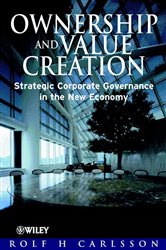 Book cover: Ownership and Value Creation, by Rolf H. Carlsson (preview)