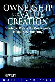 Book cover: Ownership and Value Creation, by Rolf H. Carlsson (preview)
