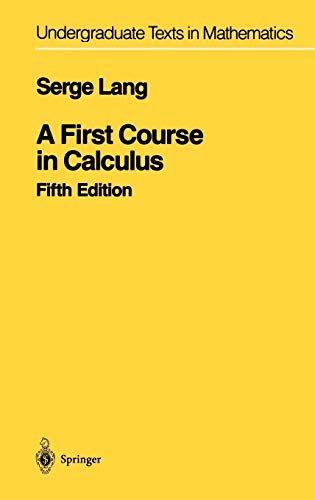 A First Course in Calculus - 50-99.99