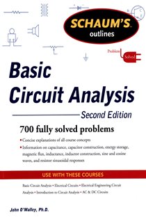 Book cover: Schaum's Outline of Basic Circuit Analysis, Second Edition, by John O'Malley (preview)