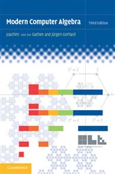 Book cover: Modern Computer Algebra, by Joachim von zur Gathen (preview)