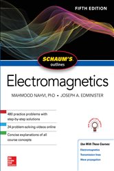 Book cover: Schaum's Outline of Electromagnetics, Fifth Edition, by Mahmood Nahvi (preview)