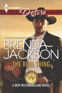 Book cover: The Real Thing (Book 28 of The Westmorelands) by Brenda Jackson (preview)