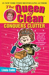 Book cover: The Queen of Clean Conquers Clutter, by Linda Cobb (preview)