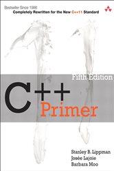 Book cover: C++ Primer, by Stanley B. Lippman (preview)