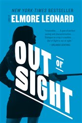 Book cover: Out of Sight, by Elmore Leonard (preview)