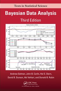 Book cover: Bayesian Data Analysis, by Andrew Gelman (preview)