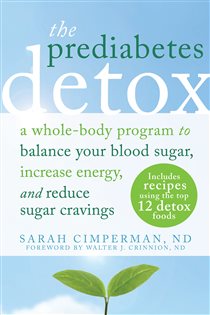 Book cover: The Prediabetes Detox, by Sarah Cimperman (preview)