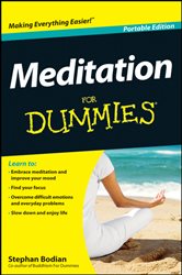 Book cover: Meditation For Dummies, by Stephan Bodian (preview)