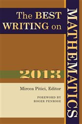 Book cover: The Best Writing on Mathematics 2013, edited by Mircea Pitici (preview)