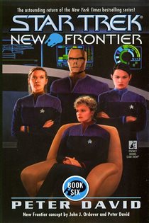 Book cover: Fire On High (Book 6 of Star Trek: The Next Generation) by Peter David (preview)
