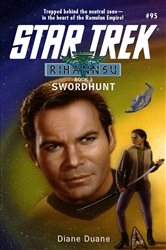 Book cover: Star Trek: The Original Series: Rihannsu #3: Swordhunt, by Diane Duane (preview)
