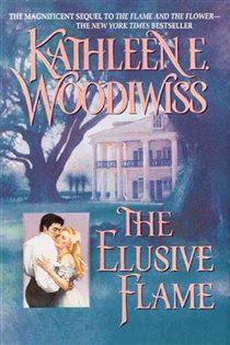 Book cover: Elusive Flame (Book 3 of The Birmingham Family) by Kathleen E. Woodiwiss (preview)