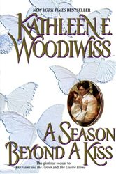 Book cover: Season Beyond A Kiss, A (Book 2 of The Birmingham Family) by Kathleen E. Woodiwiss (preview)