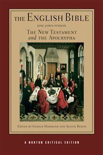 Book cover: The English Bible, King James Version: The New Testament and The Apocrypha (Book 0 of Norton Critical Editions) edited by Gerald Hammond (preview)