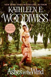 Book cover: Ashes in the Wind, by Kathleen E. Woodiwiss (preview)