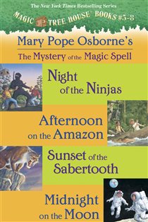 Book cover: Magic Tree House Books 5-8 Ebook Collection, by Mary Pope Osborne (preview)