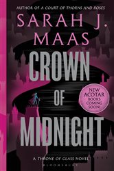 Book cover: Crown of Midnight (Book 2 of Throne of Glass) by Sarah J. Maas (preview)