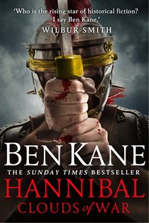 Book cover: Hannibal: Clouds of War, by Ben Kane (preview)