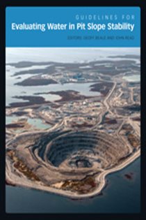 Book cover: Guidelines for Evaluating Water in Pit Slope Stability, edited by Geoff Beale (preview)
