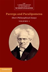 Book cover: Schopenhauer: Parerga and Paralipomena: Volume 1, by Arthur Schopenhauer (preview)