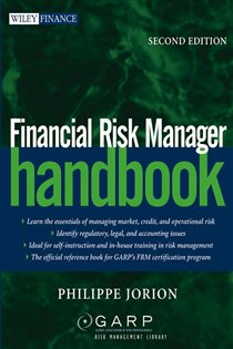 Book cover: Financial Risk Manager Handbook, by Philippe Jorion (preview)