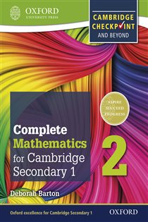 Book cover: Complete Mathematics for Cambridge Lower Secondary 1: Book 2, by Deborah Barton (preview)