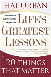Book cover: Life's Greatest Lessons, by Hal Urban (preview)