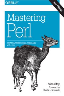 Book cover: Mastering Perl, by brian d foy (preview)