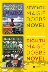 Book cover: Maisie Dobbs Bundle #3: The Mapping of Love and Death and A Lesson in Secrets, by Jacqueline Winspear (preview)