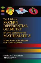 Book cover: Modern Differential Geometry of Curves and Surfaces with Mathematica, by Elsa Abbena (preview)