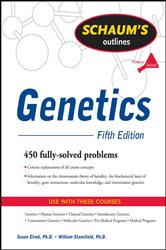 Book cover: Schaum's Outline of Genetics, Fifth Edition, by Susan Elrod (preview)