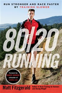 Book cover: 80/20 Running, by Matt Fitzgerald (preview)