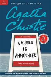 Book cover: A Murder Is Announced (Book 4 of Miss Marple Mysteries) by Agatha Christie (preview)