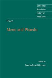 Book cover: Plato: Meno and Phaedo, edited by David Sedley (preview)