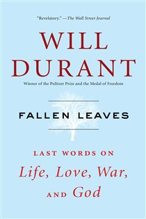 Book cover: Fallen Leaves, by Will Durant (preview)