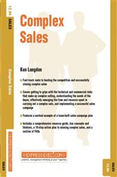 Book cover: Complex Sales, by Ken Langdon (preview)