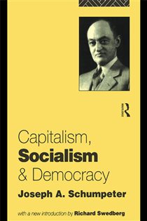 Book cover: Capitalism, Socialism and Democracy, by Joseph A. Schumpeter (preview)