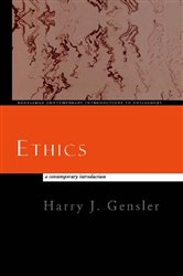 Book cover: Ethics, by Harry J. Gensler (preview)